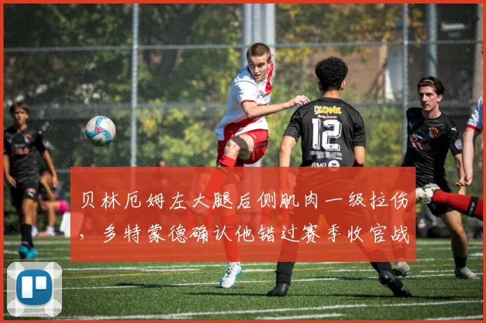 贝林厄姆左大腿后侧肌肉一级拉伤，多特蒙德确认他错过赛季收官战